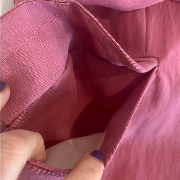 RAG & BONE Margot sleeveless blazer self tying belt front button blush pink sz4 - Picture 10 of 14